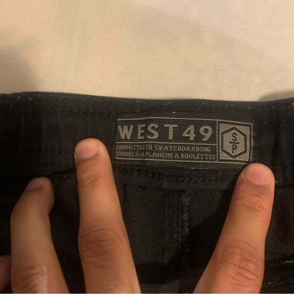West 49 Denim Pants Small Black Good Condition - Picture 4 of 4